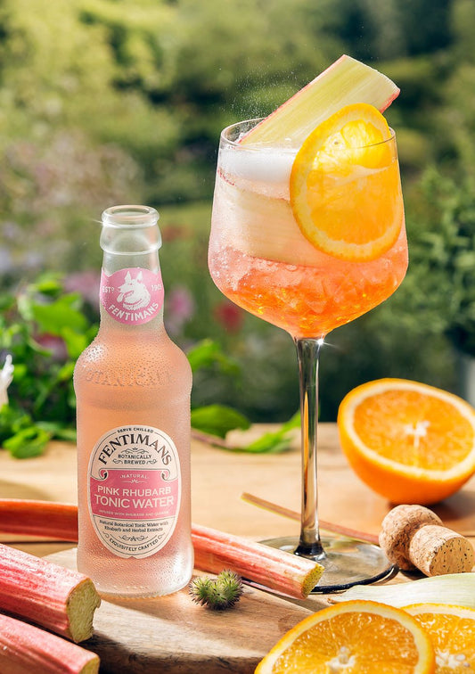 Rhubarb Aperol Fizz