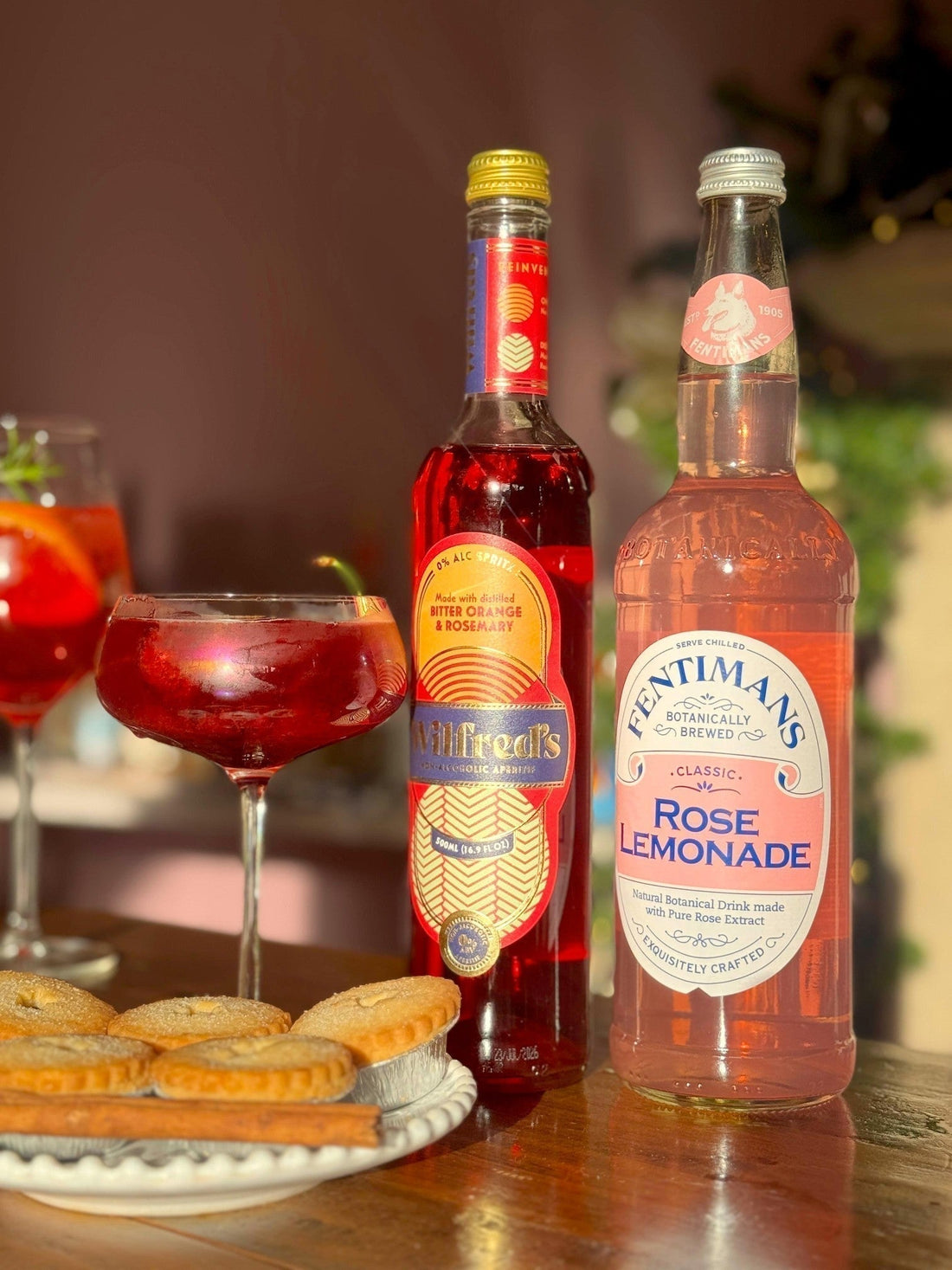 Fentimans x Wilfred’s Rose & Cherry Spritz
