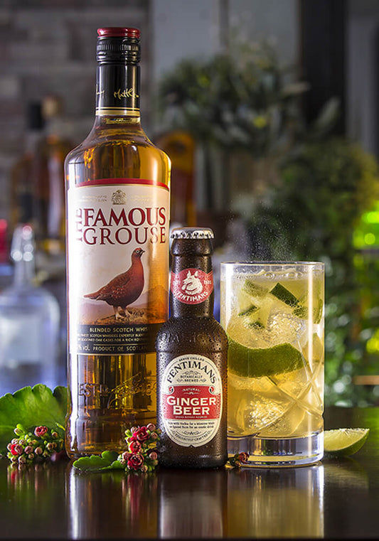 Fentimans and Famous Grouse Whisky and Ginger Cocktail